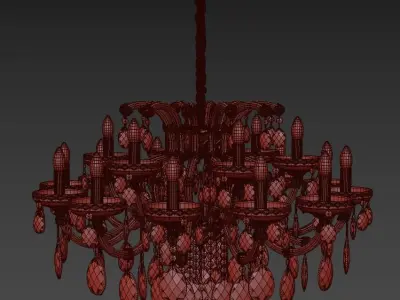 Chandelier Gloria E 1 1 18 600 G 3D model