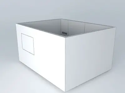 elsieorkut box with window Free 3D model