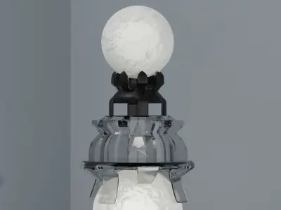 Mystic Moon Lamp 3D model