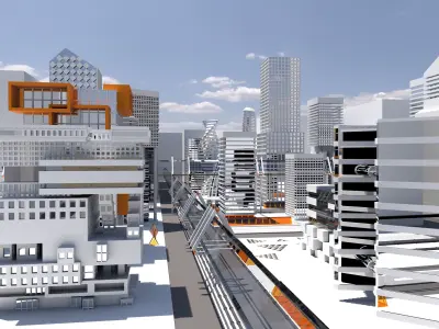 Future City Free 3D model