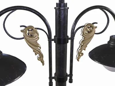 street lamp 2 3D model buy