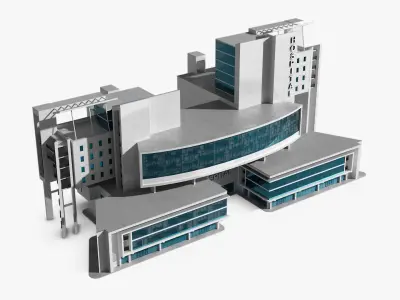  Modern Hospital Building 