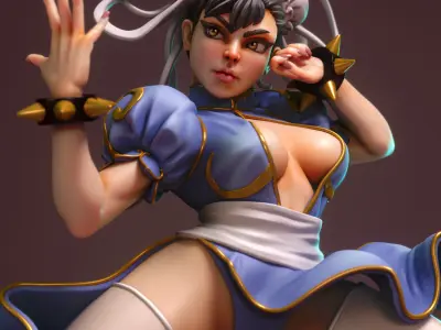 Chun li 3D print model