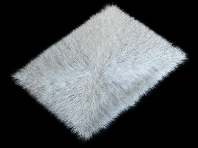 Carpet longe pile 3D model