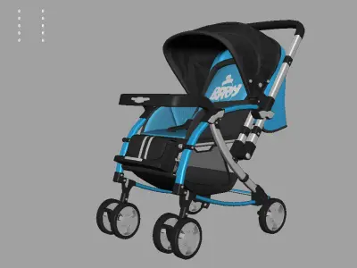 Baby Carriage 3D model