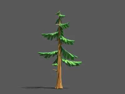 tree01 pine tree 3D model