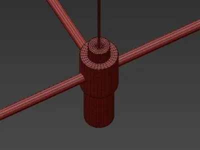 Metall Schwarz 3D model