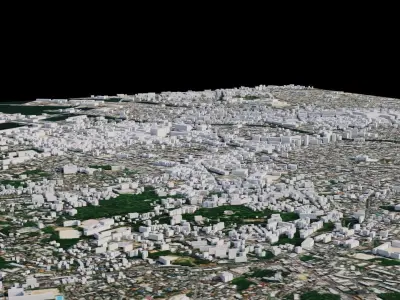 Fukuoka - Japan 3D model