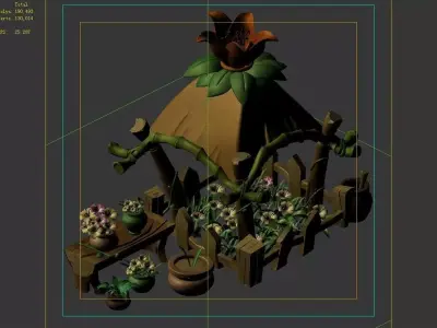 City - Florist 1 3D model
