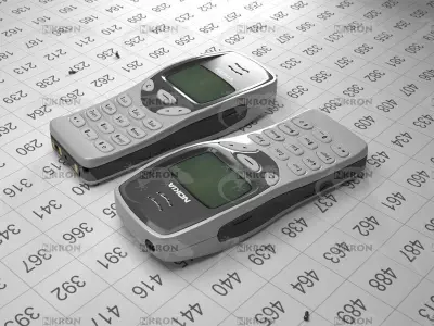Nokia 3210 Mobile Phone 3D Model Low-poly 3D model