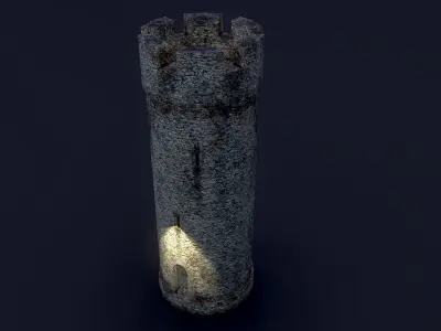 The Herring Tower Low-poly 3D model