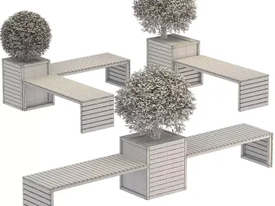 Urban Furniture 18 3D model