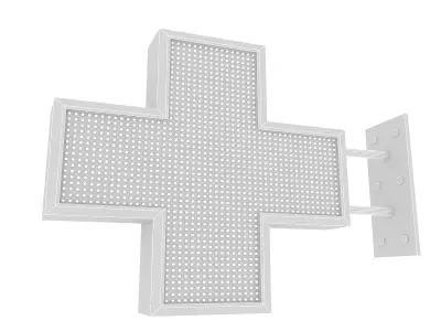 Pharmacy Sign 3D model