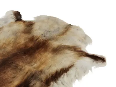 Furry Reindeer Skin 3D model