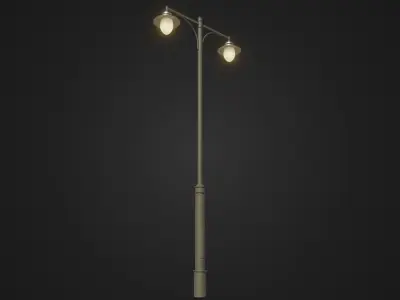 Street Light 23 Low-poly 3D model