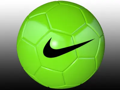 Nike ball Green 3D model