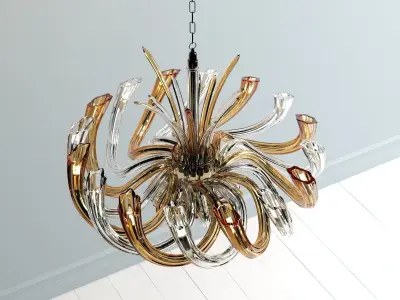Alister Chandelier Iris Cristal Bohemia 3D model