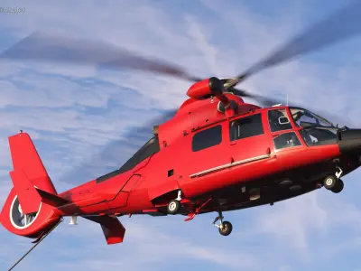  Black Huge Aerial Mockup Banner with Helicopter 