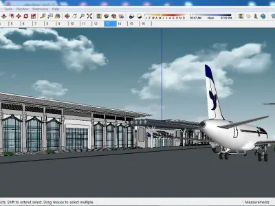 Sketchup Airport 21 3D model