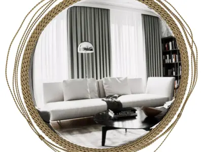 Kayan mirror by maisonvalentina 3D model