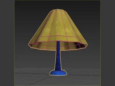 Cartoon Lamp Free 3D model