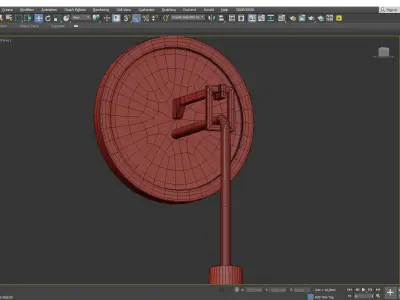 RESTORATION LINE GLASS WAL Low-poly 3D model