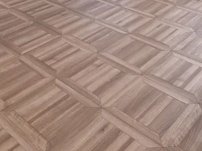 Parquet - Laminate - Wooden floor 2 in 1 Low-poly 3D model 34