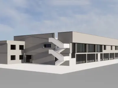 Warehouse Exterior 3D model