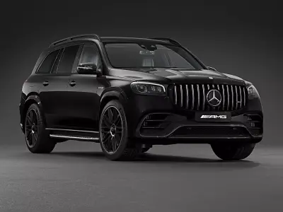 2024 Mercedes-Benz GLS 63 AMG 3D model