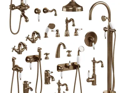 Medici faucet set by Boheme  3D model