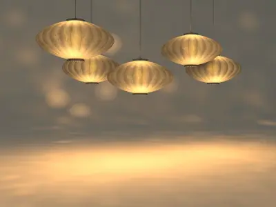 Paper Lantern 2 3D model