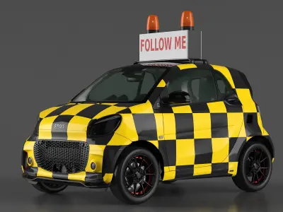  Smart Car Follow Me Airport Vehicle Simplified 