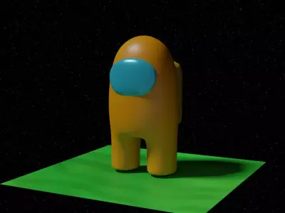 Among us 3D model purchase