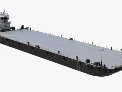  Pushboat with Pontoon B24 