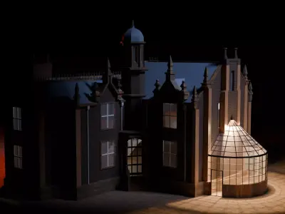Haunted Mansion Magic Kingdom Replica 3D print ready model  3D print model