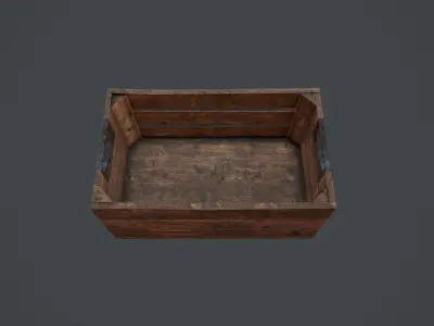 CASE LOW POLY HIGH QUALITY Low-poly 3D model