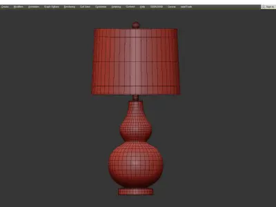 Elario Table Lamp Set of 2 Low-poly 3D model