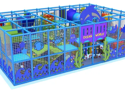 Indoor Playground 3D model