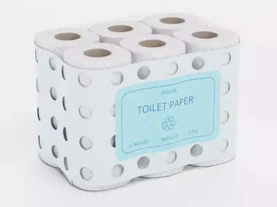 -Toilet Papers Pack V3- 3D model