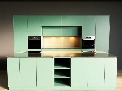 27-Kitchen3 matte 3 3D model