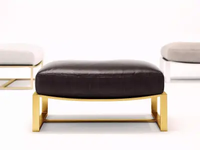 Cruisin Ottoman 3D model
