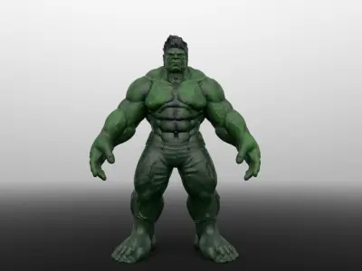 Hulk 3d print incredible 3D print model
