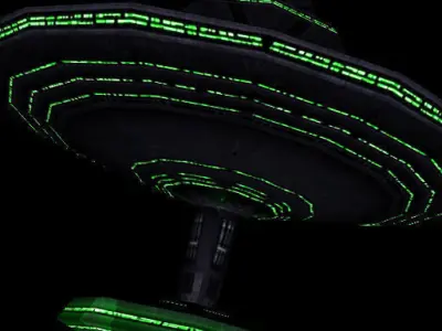 3DRT - Space Stations Pack Light Low-poly 3D model