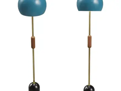 Artistic Floor Lamp  Bon Ton N7 Style 3D model