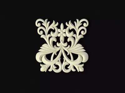 dekor ornament 3D model 64