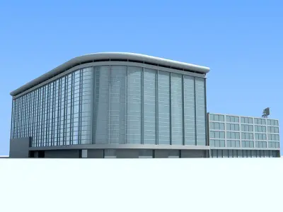 40 Cityscape Buildings Low-poly 3D model