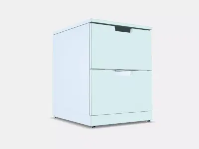 NORDLI Chest of 2 drawers 1 3D model