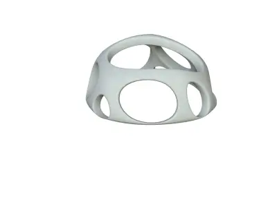 SciFi Cube Object No 53795 Low Poly Shape Low-poly 3D model