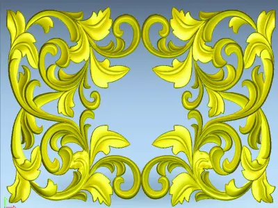 3d RELIEF Models for CNC Router KODI DESIGN 3D model