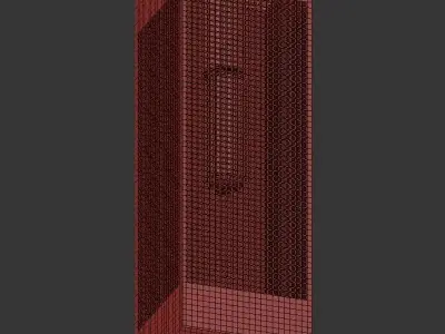 PENTA pendant light with square shape 3D model